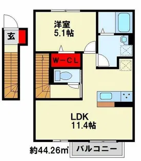 喜宝 Jono【2階】の間取り