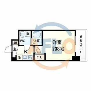SEST新大阪【5階】の間取り