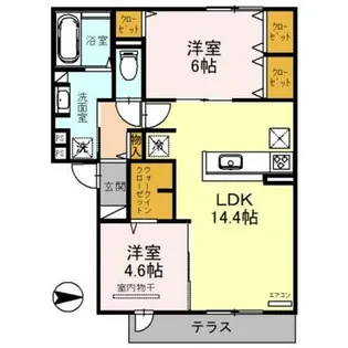 Mellow Stage【1階】の間取り