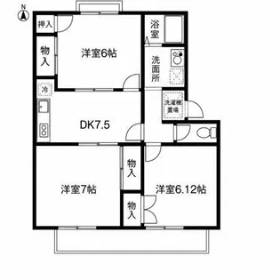 ネオグラス稲葉A【201号室】の間取り