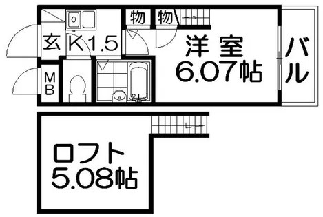ライクスリー【4階】の間取り