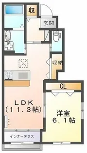 セリョン【1階】の間取り