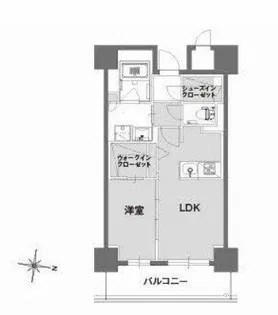 ルシェンヌ新大阪【802号室】の間取り