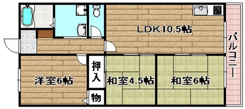 ハイツ78【301号室】の間取り