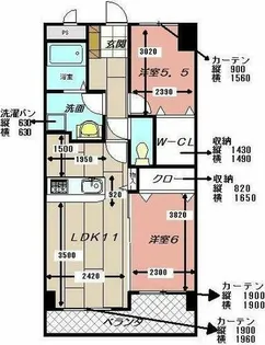 LE GRAND BLEU【2階】の間取り