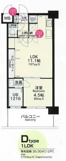 ORIENT BLD No.82【5階】の間取り