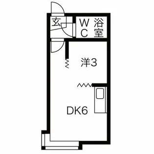 カーサチェリベⅡ【D-2号室】の間取り