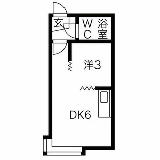 カーサチェリベⅡ【D-2号室】の間取り
