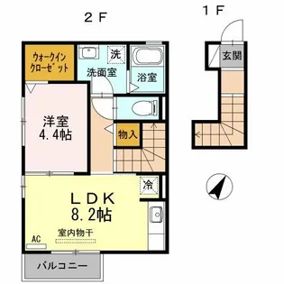 碧エイト【2階】の間取り
