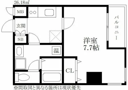 セルクル北方【2階】の間取り