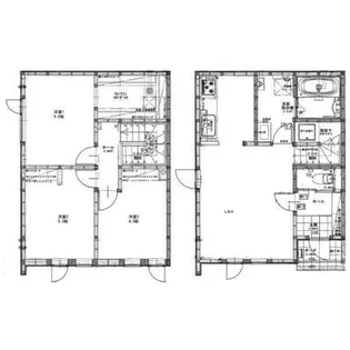 北海道札幌市白石区菊水元町六条1丁目【テラスハウス】の間取り