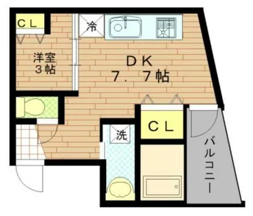 フォートレスコート【5階】の間取り