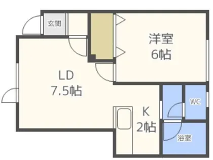 ドエル元町【2階】の間取り