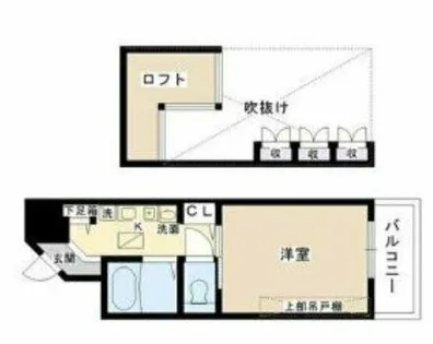 エステムコート大阪・中之島南【3階】の間取り