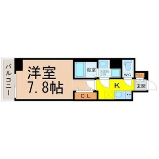 エスリード金山リュクス【6階】の間取り