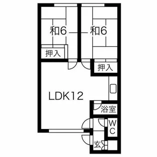 清水ハイツ【206号室】の間取り