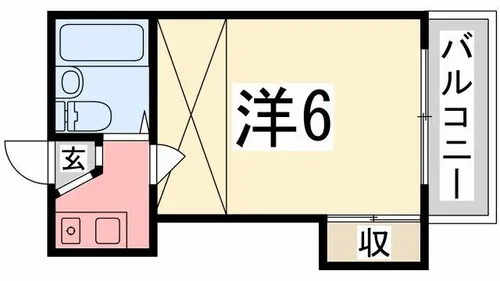 グリーンヒルズ神和【202号室】の間取り