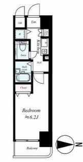 サムティ心斎橋EAST【7階】の間取り