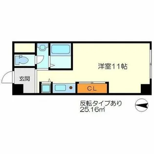 グランヴィ新大阪【4階】の間取り