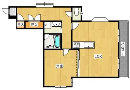 福岡県福岡市早良区室見4丁目【マンション】の間取り