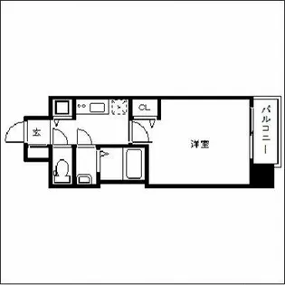 プレサンス梅田東アルファ【1003号室】の間取り