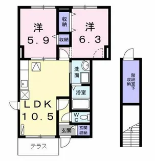 サンライトⅡ【1階】の間取り