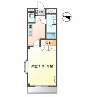 K’s南山【2階】の間取り