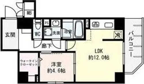 クラシスト播磨町【7階】の間取り