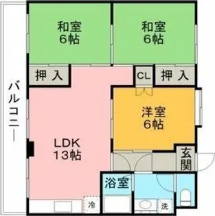 サンストリート松降【2階】の間取り