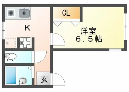 サニーパレス伊川谷【305号室】の間取り
