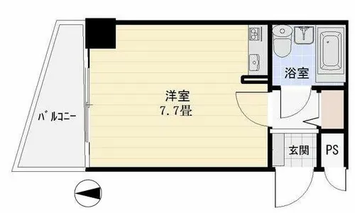 朝日プラザサウスコア姫路【705号室】の間取り