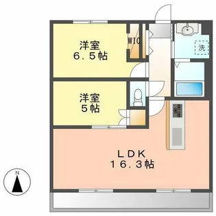 カステッロエレガンテ【102号室】の間取り