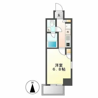 エルザビル名古屋駅前【301号室】の間取り