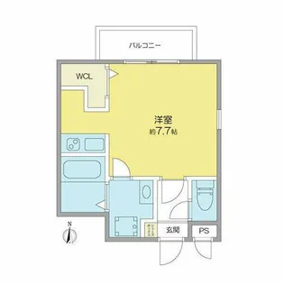 SQUARE中村区役所【2階】の間取り