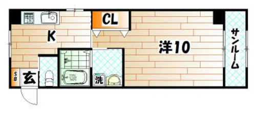 daimaru.BLD【201号室】の間取り