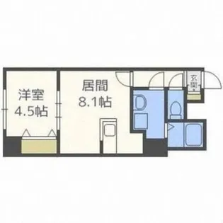 E-horizon山鼻【6階】の間取り