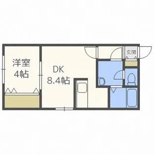 SEA PRAIRIE【4階】の間取り