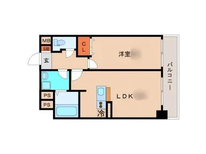 CITYSPIRE新神戸【6階】の間取り