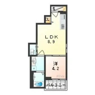 大阪府大阪市平野区加美東3丁目【アパート】の間取り