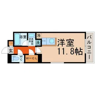 エルスタンザ名駅西【11階】の間取り