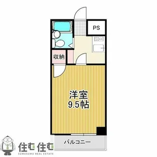 アイリス梅坪【202号室】の間取り