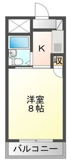 ビアリッツ守口【4階】の間取り