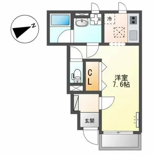 ミジュール【1階】の間取り