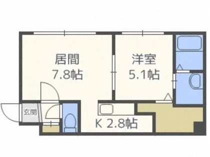 グランメールペガサス【2階】の間取り