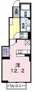 ハーベスト スクエア弐番館【1階】の間取り