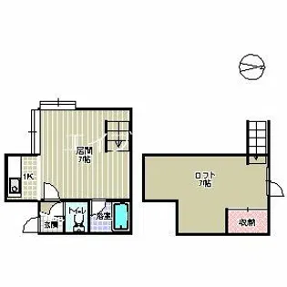 ALTE元町【103号室】の間取り
