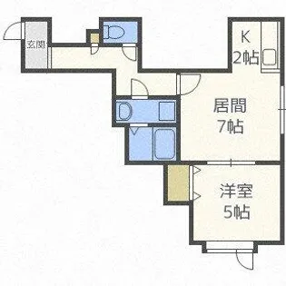 北海道札幌市北区北二十六条西15丁目【アパート】の間取り