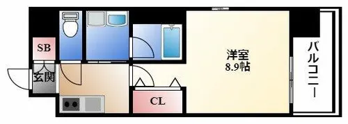 ステージグランデ山王【3階】の間取り