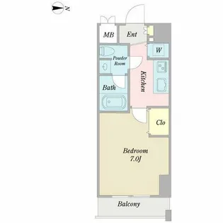 プロシード金山【11階】の間取り