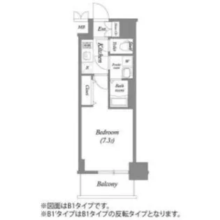 レジュールアッシュ神戸グランフィール【6階】の間取り